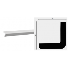 1.50.156 Карниз гибкий (31х31х2000)