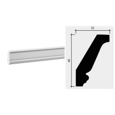 1.50.159 Карниз гибкий (45х22х2000)