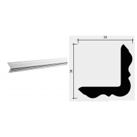 1.50.257 Карниз гибкий (39х39х2000)