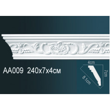 Карниз потолочный гибкий AA009F