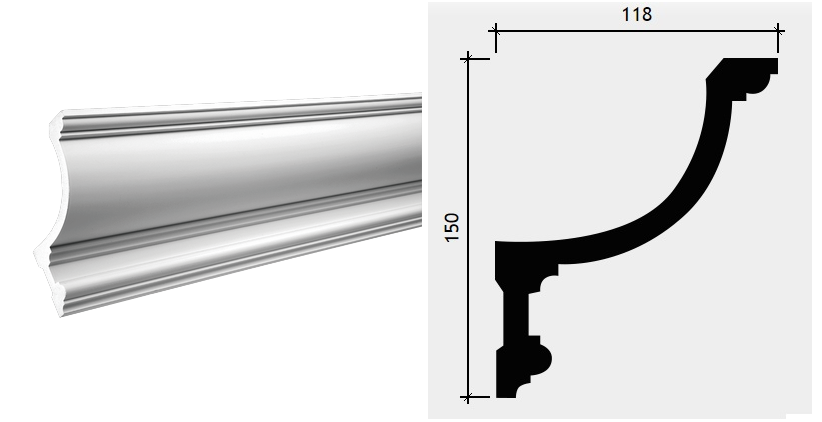 Карниз 150