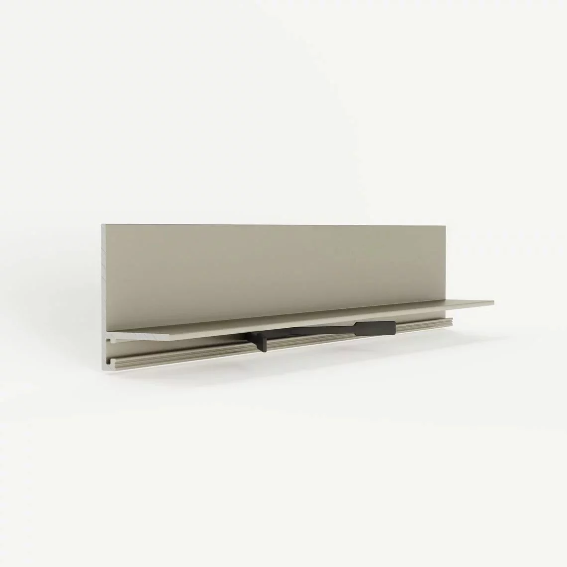 Микроплинтус LACONISTIQ micro L MAX шампань анодированный (35,6х16,2х4.9х2450 мм)