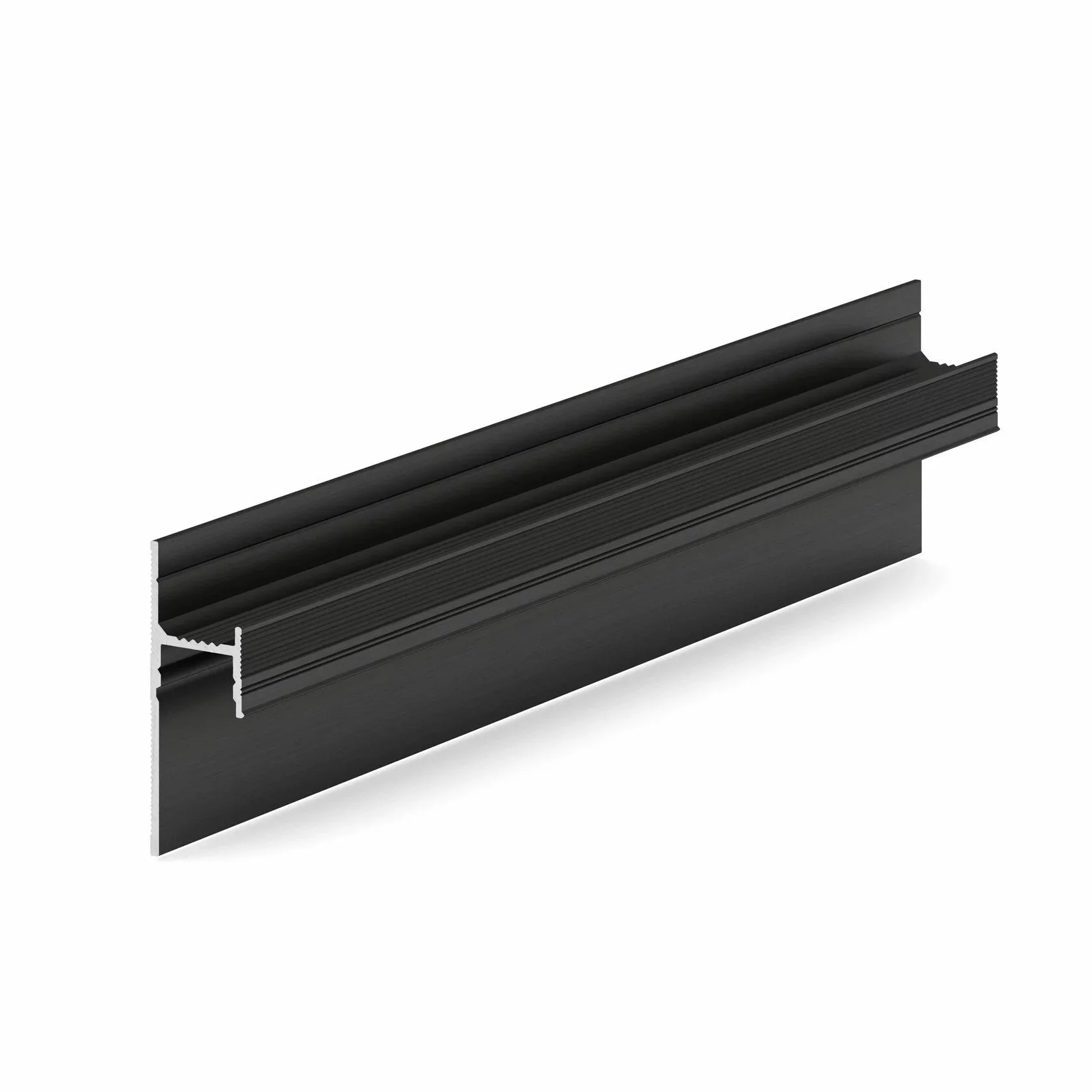 Теневой плинтус LACONISTIQ LIGHT 41 черный МУАР (41,3х15х3000 мм)