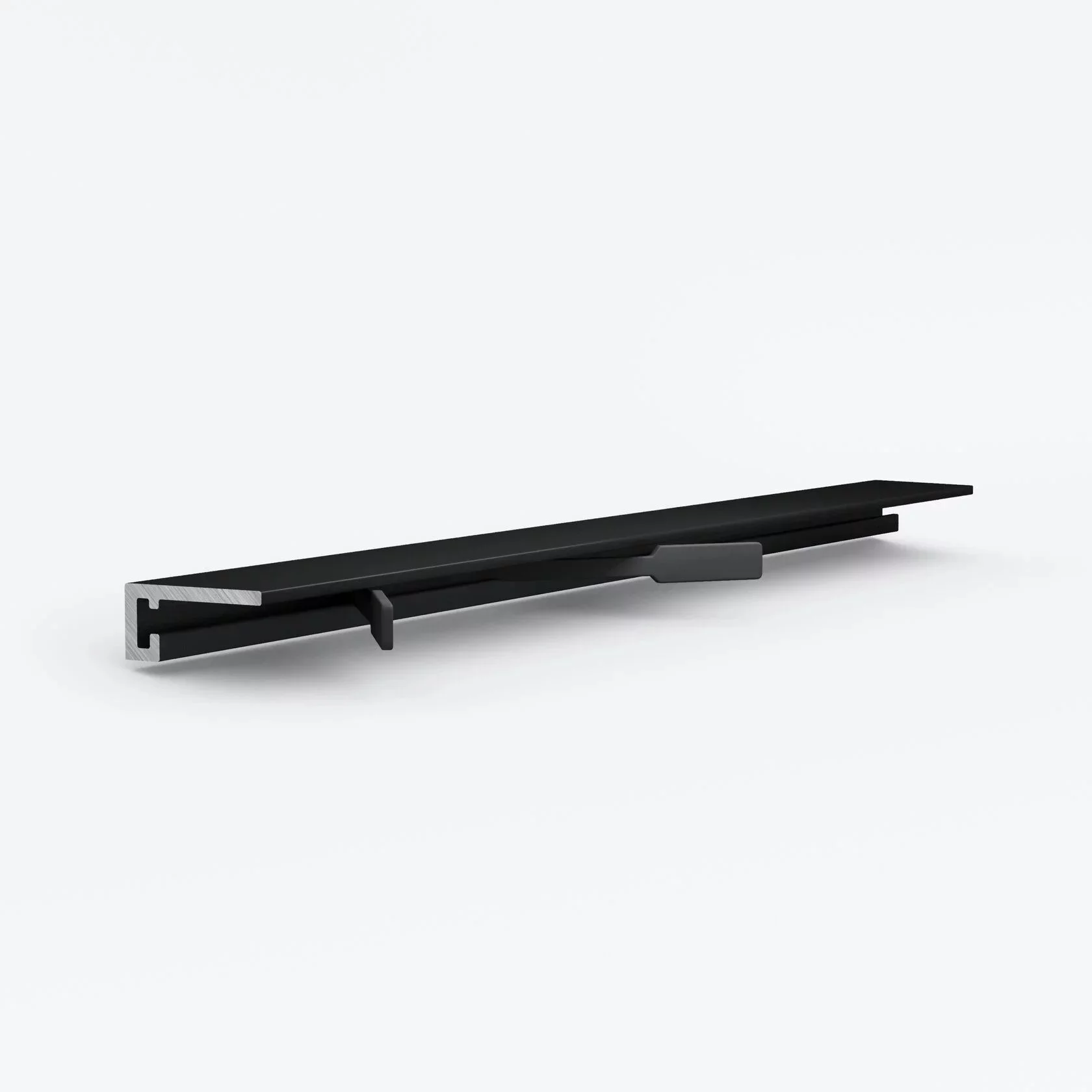 Микроплинтус LACONISTIQ micro 11 черный муар (11х5х2000 мм)