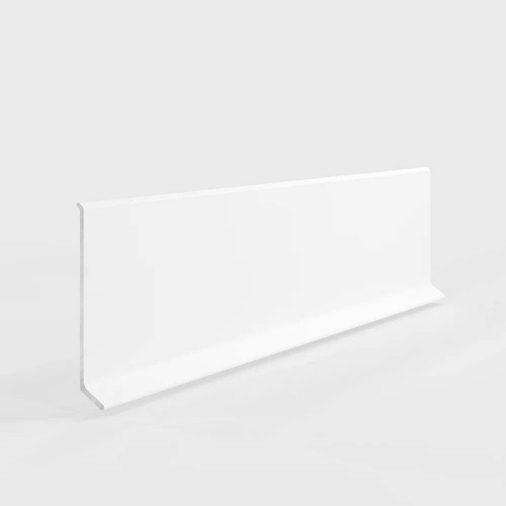 Плинтус алюминиевый LACONISTIQ ADHESIVE 60 белый матовый